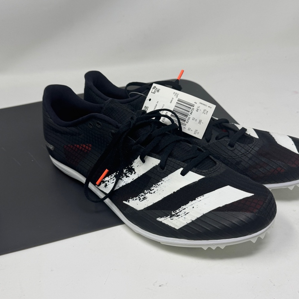 Men’s sz 10.5 Adidas Running Distancestar Track Shoes Spikes BRAND NEW no spikes